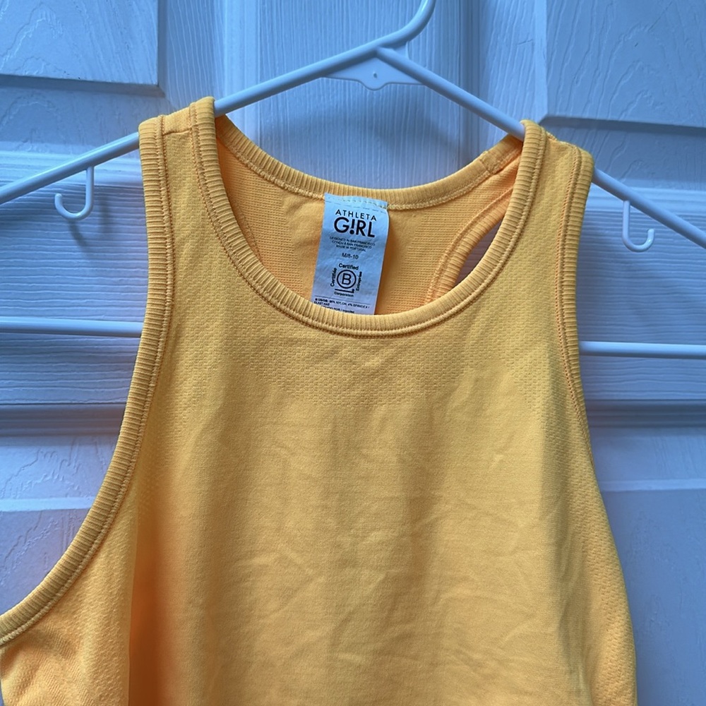 LIKE NEW! Athleta Girl Power Up Seamless Tank - Picture 6 of 12